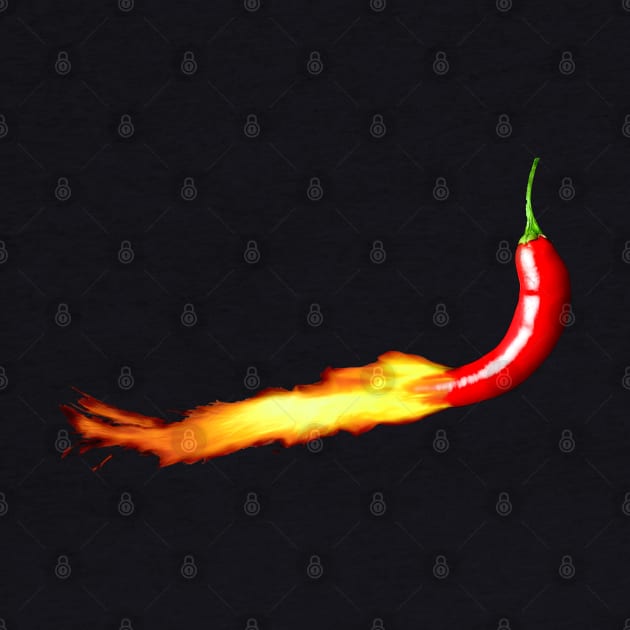 Fire Chili Pepper by 8 Fists of Tees